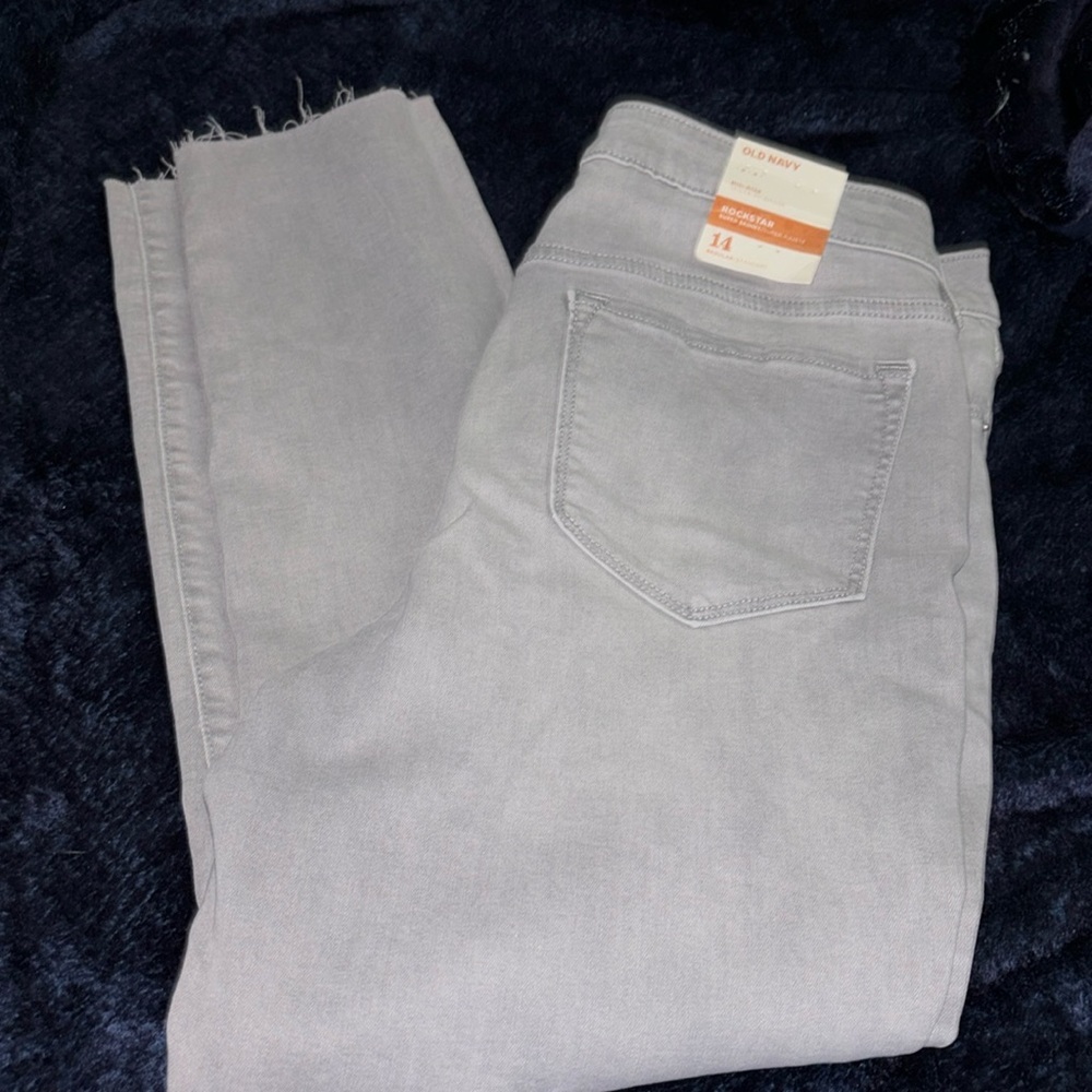 Gray jeans